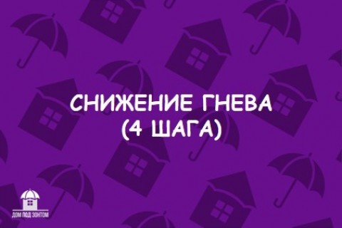 Снижение гнева (методика четырех шагов)